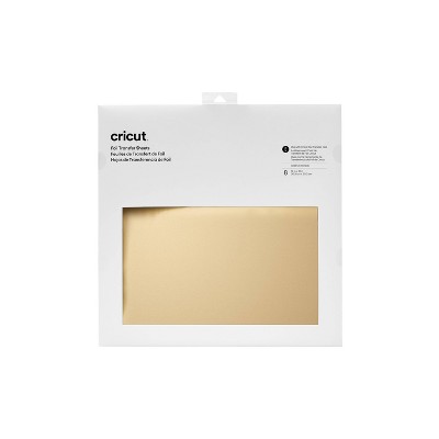 Cricut 24ct Foil Transfer Sheets Sampler : Target