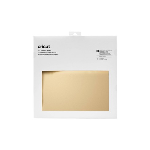 Cricut 8ct Foil Transfer Sheets : Target