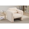 TOAOTBNBO Soft Padded Accent Chair with Thick Cushion, Skin-friendly Fabric Armchair with High-density Sponge Comfy Living Room Chairs - 4 of 4