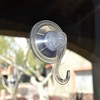 Simple Living Solutions 4" Push Lock Suction Cup Christmas Wreath Hanger, Holds up to 10 lbs - 2 of 3