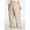 ELOQUII Women's Plus Size Trouser With Waistband Tabs - 4 of 4