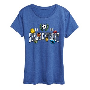 Women's - Sesame Street - Ss Soccer Jersey Short Sleeve Graphic T-Shirt - 1 of 4