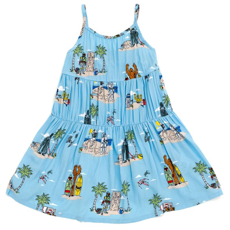 STAR WARS Girls Cami Matching Family Dress Little Kid to Big, 3 of 8