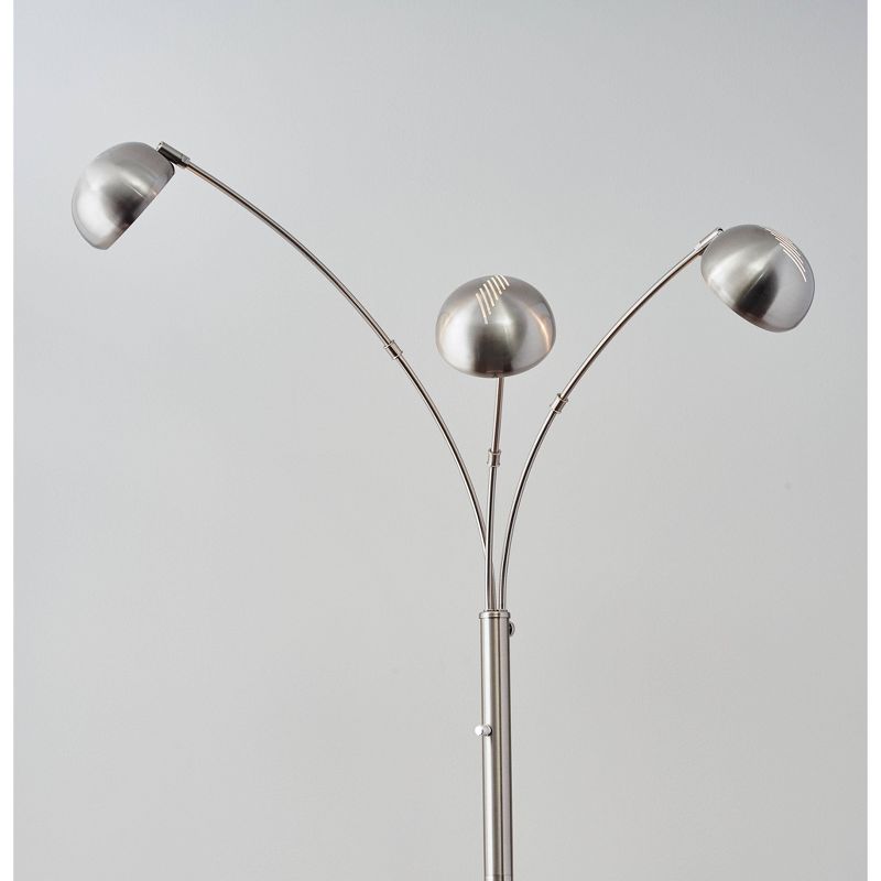 Domino Arc Lamp Silver - Adesso, 3 of 6