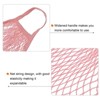 Unique Bargains Cotton Mesh Reusable Washable Grocery Bags 1 Pcs 15x13.8" - 4 of 4