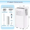 10000 BTU Portable Air Conditioner w/Dehumidifier & Fan | Cools Rooms up to 560 Sq.Ft, Remote Control, LED Display - 2 of 4