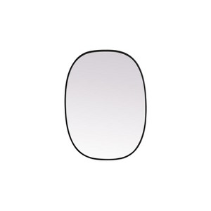 Elegant Lighting Metal Frame Oval Mirror 27x36 - 1 of 4