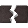 HDZNVF Set Of 2, Outdoor Side Table Combine For Patio, 12" Outdoor Accent Table Patio Side Table End Table In Spotted - 2 of 4