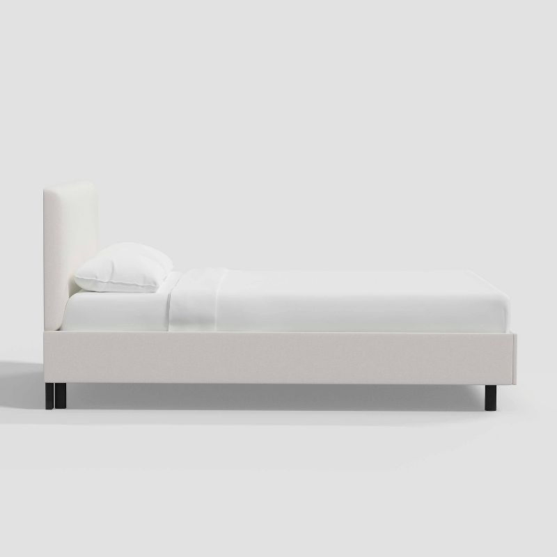 Olivia Upholstered Textured Linen Platform Bed - Threshold™, 3 of 5