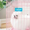 Carlson Single Door Wire Dog Crate - Pink S - 3 of 4