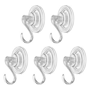 Unique Bargains Waterproof Reusable Vacuum Suction Cup Hooks and Hangers - 1 of 3