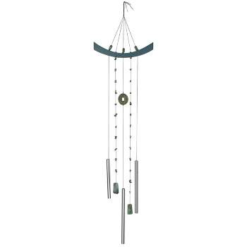Woodstock Wind Chimes For Outside, Garden Décor, Outdoor & Patio Décor, 40", Feng Shui Chime Wind Chimes