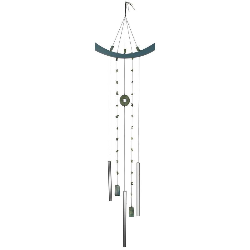 Woodstock Windchimes Chi Energy Chimes Tiger's Eye, Wind Chimes For Outside, Wind Chimes For Garden, Patio, and Outdoor Décor, 41"L, 1 of 9