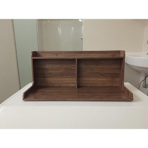 Washer Dryer Countertop, Wood Laundry Countertop with 2.75" h Edge Rails, Waterproof Washer Dryer, Cover with Anti-Slip Pads - 1 of 1