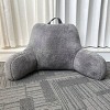 Faux Shearling Bed Rest Pillow Gray - Room Essentials™