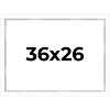 PosterPalooza | Modern Shadow Box 1" Depth White Picture Frame - UV Acrylic, Backing Board, Hanging Hardware - 2 of 4