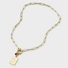 Bijoux Sport by Luv Aj MLB Gold Dog Tag Charm Necklace - 3 of 4