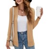 Imily Bela Womens Knit Open Front Long Sleeve Cardigan Sweater with Pockets - 4 of 4