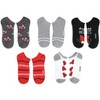 Disney Minnie Mouse Women's Socks Mix n' Match Ankle No Show Socks 9 Pack - 2 of 4