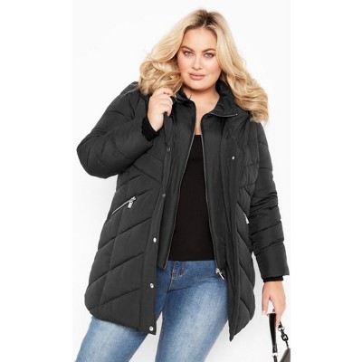 Avenue Women's Plus Size Abigail Puffer Jacket