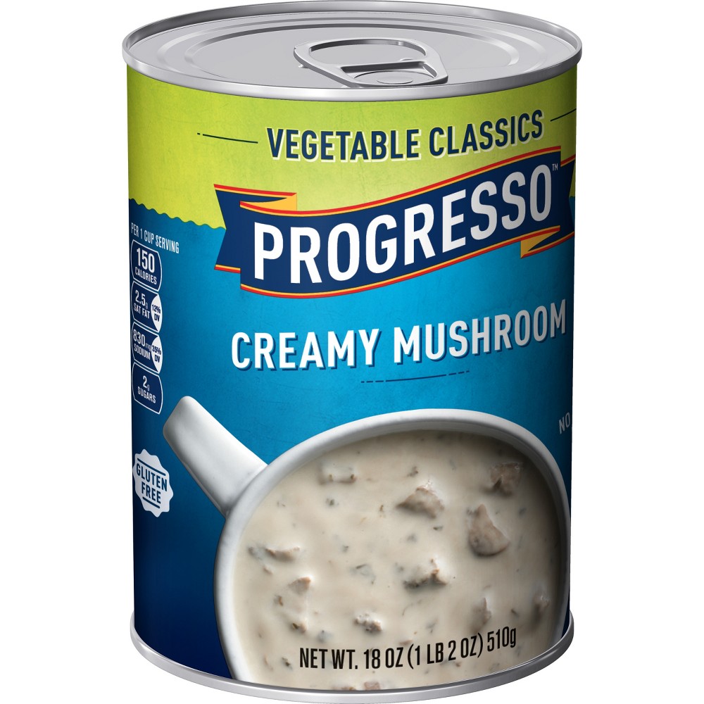 UPC 041196911572 product image for Progresso Vegetable Classics Creamy Mushroom Soup 18-oz. | upcitemdb.com