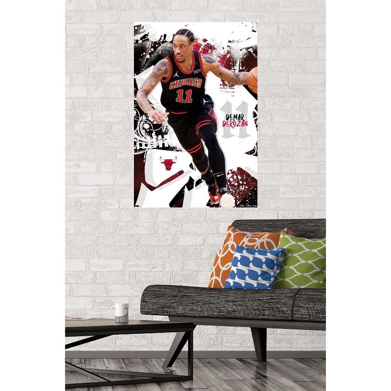 Trends International NBA Chicago Bulls - DeMar DeRozan 22 Unframed Wall Poster Prints, 2 of 7
