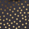 Design Imports Nonwoven Polyester Cube Small Dots Black/Gold Square 11X11X11 Set/2 - 2 of 4