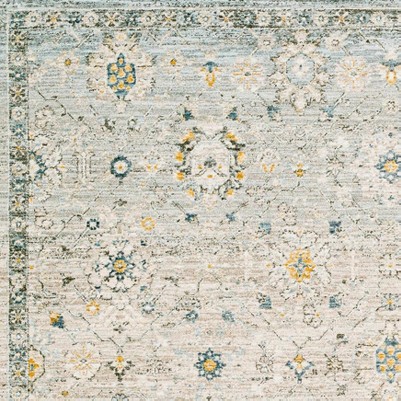 taupe, medium gray, off white, teal, light gray, olive, mustard