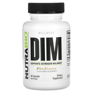 NutraBio DIM, 60 Capsules - 1 of 2