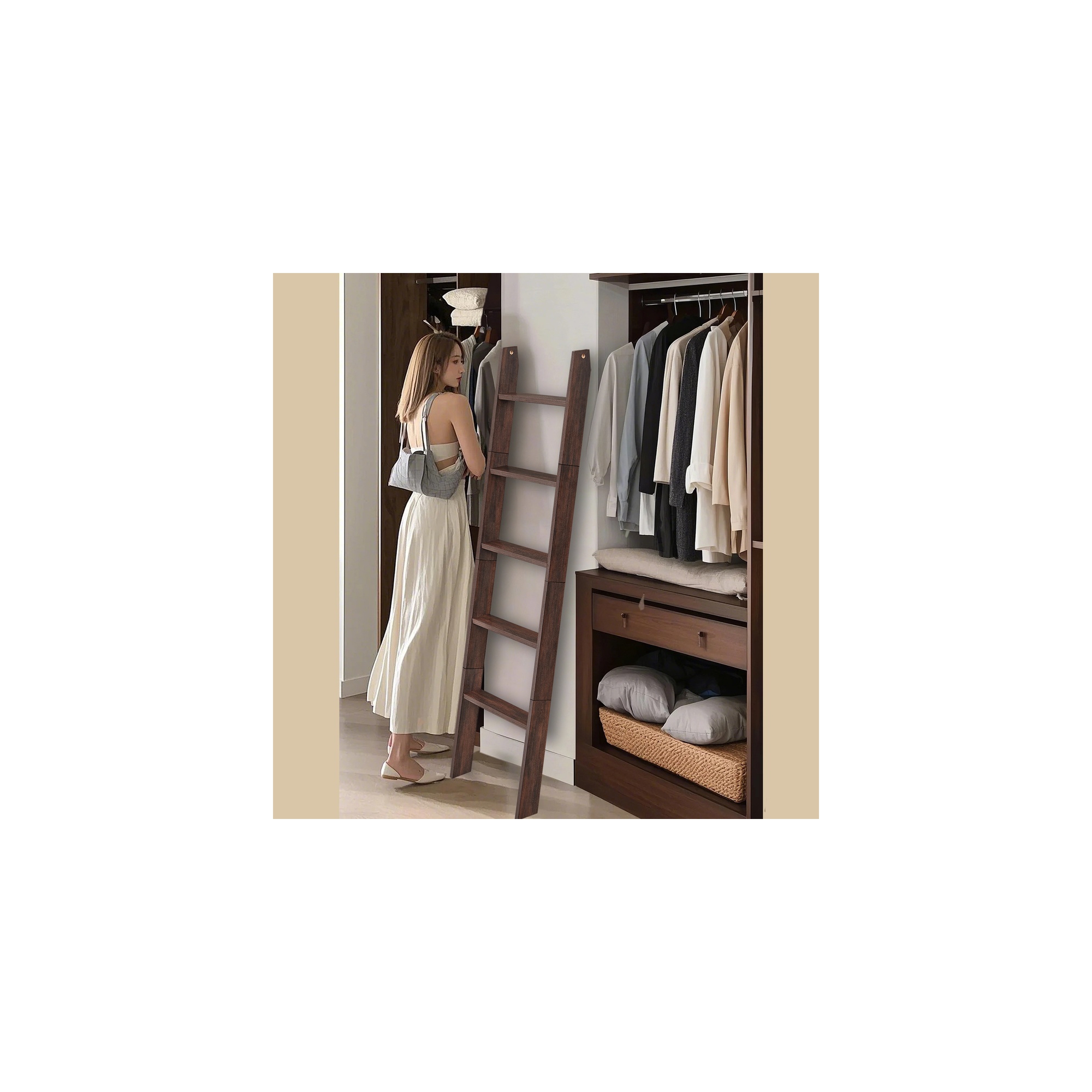LEDREM Blanket Ladder for the Living Room