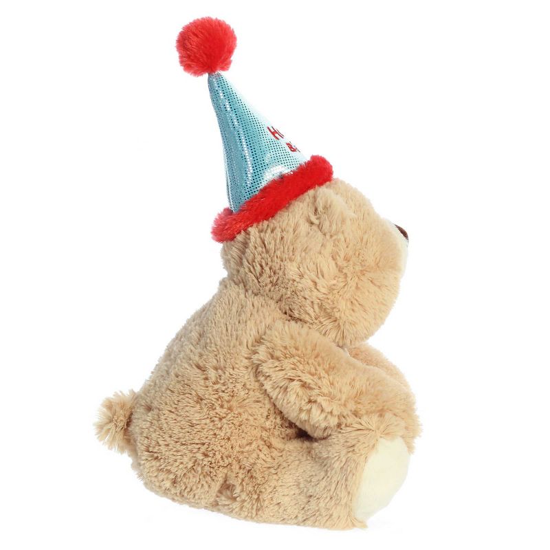 Aurora Sentiment Bear 12" Happy Birthday Brown Stuffed Animal, 3 of 5