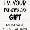 Junior's Design By Humans I'm Your Father's Day Gift Black Text By sukhendu12 T-Shirt - 2 of 2