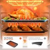 Itopfox Ceramic Baking Sheet Pan Set, Nonstick Cookie Sheets for Oven with Wider Grips, 3-Pack Bakeware Trays, Premium Dishwasher Safe - Dark Grey - 2 of 4