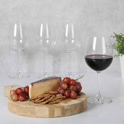 Vivica Clear 20 Oz Stemmed Wine Glass Set of Four