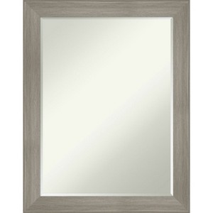 Amanti Art Grand Narrow Half-Inch-Bevel Framed Bathroom Vanity Wall Mirror - 1 of 4