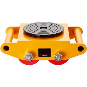 VEVOR 4PCS Machinery Skate Dolly, 17637 LBS/8T Industrial Machinery Mover, Heavy Duty Carbon Steel Machinery Moving Skate - 1 of 4