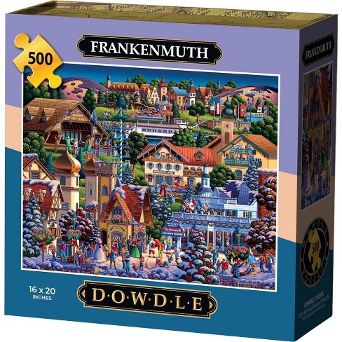 Dowdle Folk Art 517 Jigsaw Puzzle - Frankenmuth - 500 Piece : Target