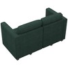 Belffin Corduroy Loveseat, Luxury Modular Love Seat with Storage, Modern Couch for Living Room - 3 of 4