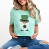 Simply Sage Market Women's Clover Gnome St. Patrick's Day Short Sleeve Graphic Tee - 2 of 3