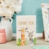 Pipilo Press 48 Pack Safari Baby Shower Thank You Cards with Envelopes, Seal Stickers, 4x6 In - 2 of 4