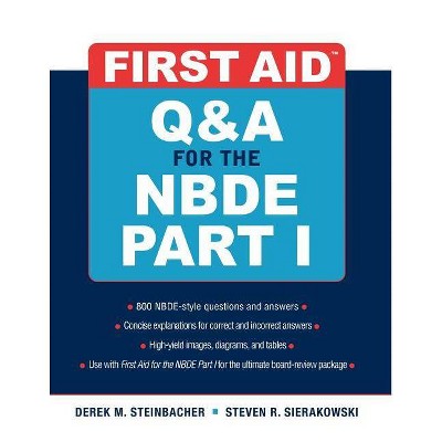 First Aid Q&A for the Nbde Part I - by  Derek Steinbacher & Steven Sierakowski (Paperback)