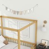 KTMBDW Full Size Canopy Bed Frame with 4 Posters and Guardrails, Full Size Montessori Floor Bed with High Fence, Montessori Bed Full Size - 4 of 4