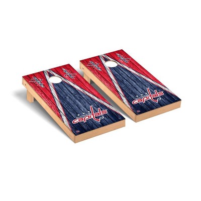 NHL Washington Capitals Premium Cornhole Board Weathered Triangle Version