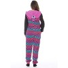 Just Love Womens One Piece Winter & Christmas Character Adult Bodysuit Hooded Pajamas - 4 of 4