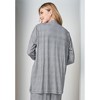 Jessica London Stretch Knit Open Front Knit Topper - 3 of 4