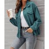 Women's Corduroy Shacket - Shirley Stone - 2 of 3
