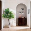 Artificial Fiddle Leaf Fig Tree Potted- 7Ft Faux Ficus Lyrata Trees Fake Fig Silk Tree in Pot, Outdoor Tall Artificial Plants Potted for Home Decor - 4 of 4