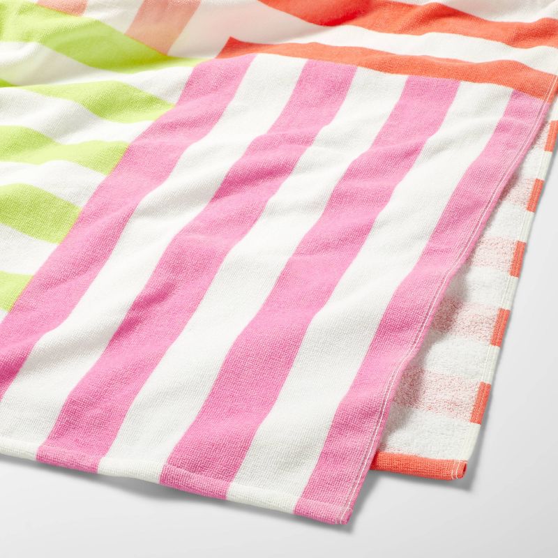 Striped Beach Towel Pink - Sun Squad&#8482;, 2 of 4