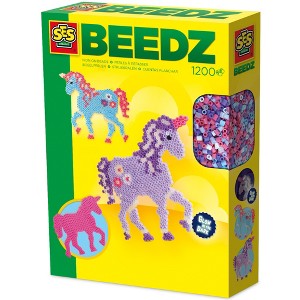 SES Creative: Beedz Fantasy Horses - 1200 Fusible Iron-On Beads, Kids 5+ - 1 of 4