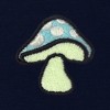 Dalix Mushroom Glow in the Dark Embroidered Zip Hoodie Fleece Fungi Long Sleeve Pocket Warm Soft Mens - 2 of 4